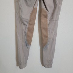 Willit Taupe Small Breeches Equestrian Pull-On Pant Zip Riding Horseback Tan