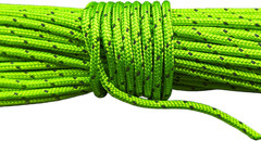 Ultra Light Dyneema Reflective Green Rope 1/16 Inch Diameter | 440lbs Breakin…