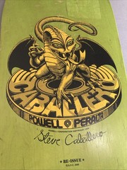 Powell Peralta Steve Caballero Deck Re Issue Complete Green 2005