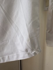 Essex Classics Girl’s M White Animal Print Sleeve Riding Show Shirt