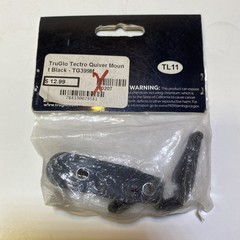 NOS TruGlo Tectro Quiver Mount TG399M Black Archery Bow Sight Mount