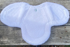 Lightly Used Wilkers US made Fleece English show pad for 16″-16.5″ saddle EUC