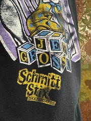 Vintage Skateboard Jeff Grosso Schmitt Stix T Shirt M 1980’s Rare Original Deck