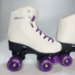 Skate Gear Roller Skates with Retro Quad Design Size 5 – Purple