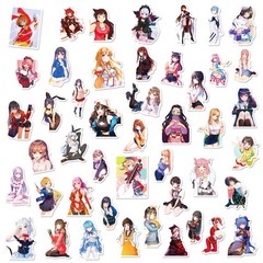 200 Pcs Sexy Anime Girl Stickers Waterproof Kawaii Girl Stickers for Bottles