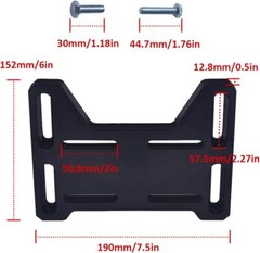Adjustable Mounting Plate Adapter Bracket for Predator 212cc Tecumseh 4 Stroke