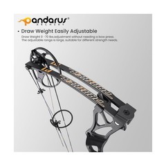 Compound Bow Package for Adults and Teens, 0-70 Lbs Draw Weight,23.5″-31″ Dra…