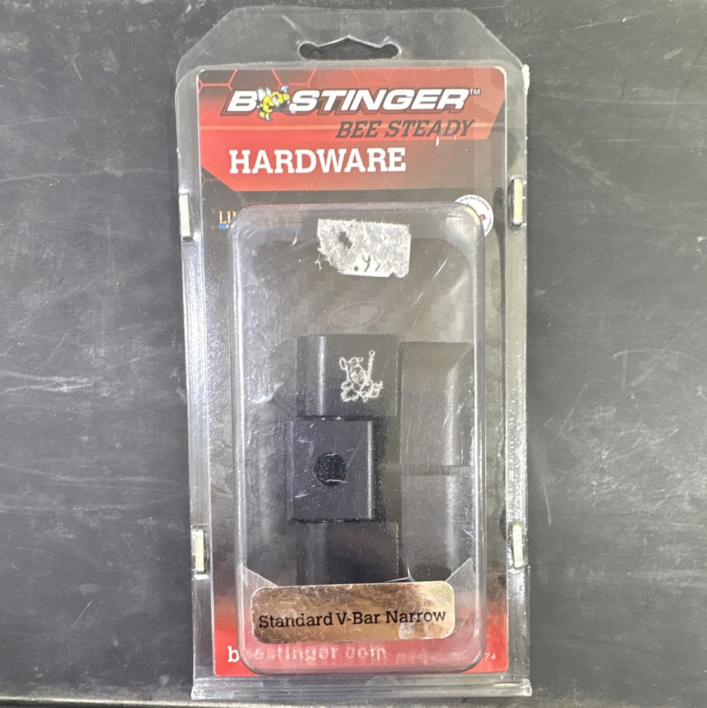 Bee Stinger Standard V-Bar Narrow V-Bar Mount Hardware Black Compound BSVBA