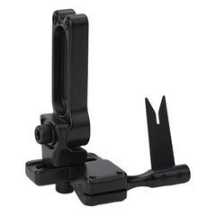 Strong Arrow Rest Rest Steel Plate 7*6.5*1.8cm 86.2g Aluminum Alloy Black