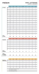 Chartpak Self-Adhesive Vinyl Capital Letters and Numbers, 1/4 Inches High, White