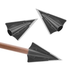 DIY Tradition Hunting Broadheads Blade Tips 8MM Bamboo Wooden Arrow Shaft Glue