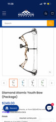 Diamond Archery Infinite Edge Pro RH 70 lb Compound Bow – B12489