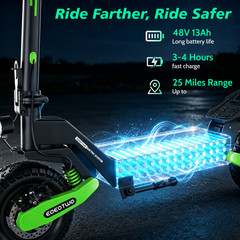 1200W Electric Scooter for Adult 48V13AH 28MPH 11» Off-road Commuting E-Scooter