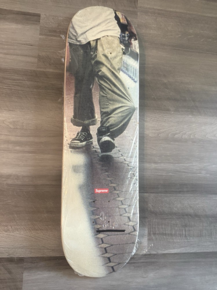supreme skateboard deck larry clark kids graphic art theme multi-color
