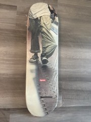 supreme skateboard deck larry clark kids graphic art theme multi-color