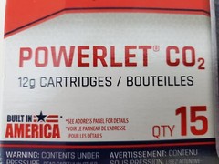 Crosman 12g Powerlet CO2 Cartridges Standard Packaging 15 Count #C2315 New