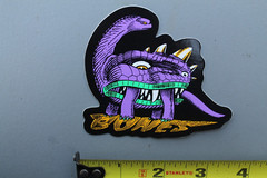 Bones Skateboards Dinosaur Purple Powell Peralta OG Z83A Skateboarding STICKER