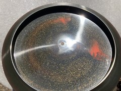 Paul McBeth Anax-Swirly Deep Green Gold Glitter Bomb w Holographic Flowers Foil