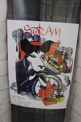 Scram Lupes Log Shaped Skateboard Deck 9.5″ x 32.62″