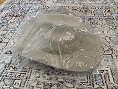 Tony Lama Wool 5X Fur Cowboy Hat Beige Size 6 3/4 Unworn