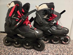 SEBA SX 2 (non-carbon) complete Skate US7 wizard rollerblade
