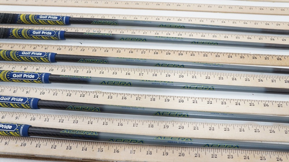 Accra Iseries 110I Tour 110G X-STIFF 35.25″38″ 6pc Iron Set Shaft .370 945320