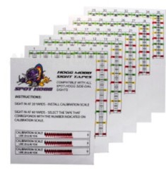 Spot Hogg Extended Range Hogg Mobb Bow Sight Tapes – Red – STLR