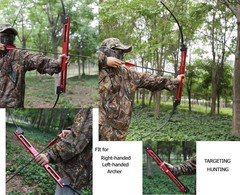 wolfman Archery 58″ Folding Bow Survival Bow and Arrow Set Longbow Takedown R…