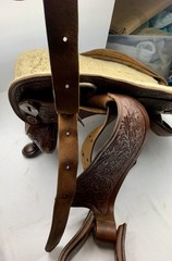 VTG Simco #3140 Leather Western Trail Horse Saddle 15″