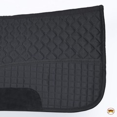32 In x 36 In HILASON Western All Purpose Horse Saddle Pad Black
