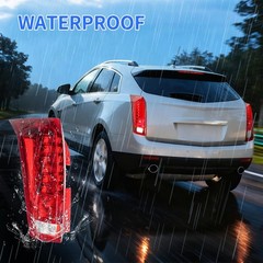 Tail Light Assembly Compatible with Cadillac SRX 2010-2016 Red Lens Rear Brak…
