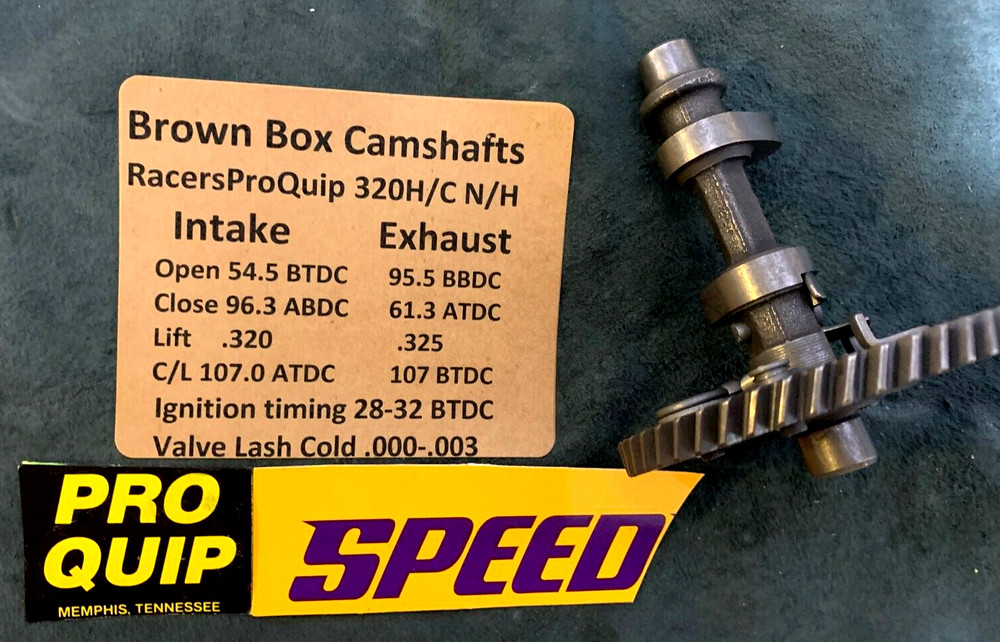 Predator NonHemi 320 BrownBoxCam Pre-Clearanced Cam ONLY RaceKart MiniBikes USA