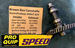 Predator NonHemi 320 BrownBoxCam Pre-Clearanced Cam ONLY RaceKart MiniBikes USA