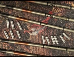 RARE !!! COLLECTOR BEAR GRAYLING ARROW BOX (12) EASTON XX75 2018 ARROWS +INSERTS