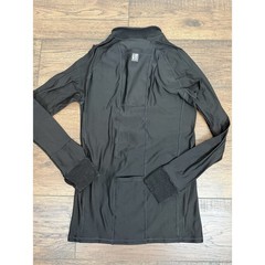 De Soto Triathlon Cycling Jersey Adult womens Large Black Long Sleeve 1/2 Zip