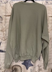 Hanes Comfort Blend Sweatshirt Arabian Horse Screen printed 2XL Light Green NWOT