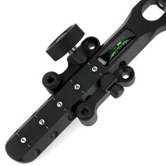 Compound Bow Sight 5 Pin Micro Adjustable 4X 6X 8X Lens Archery Hunting RH LH