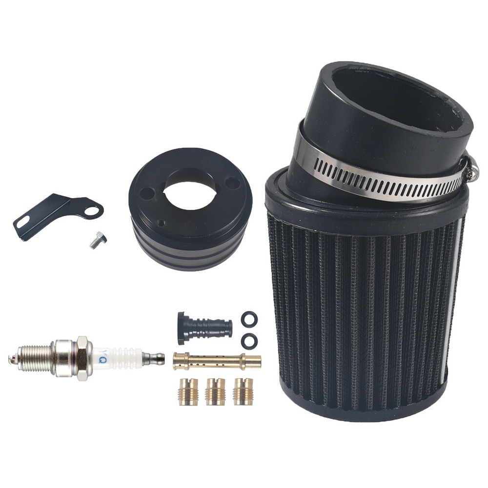 Predator 212cc Kart Racing High Performance Kit Air Filter Adapter and 5 Jet Set