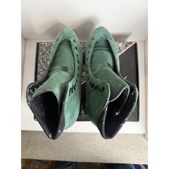 Moonlight Roller Moon Boot Emerald City Green Suede Quad Roller Skates Mens 12