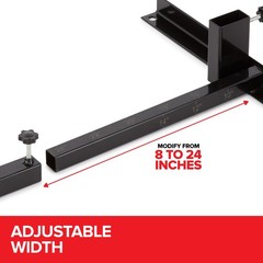Modern Innovations (2 Pack) Steel Target Stand Base for Paper 2 Count, black