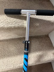 Madd Gear Carve Folding Inline Kick Scooter Blue Black Ages 3+