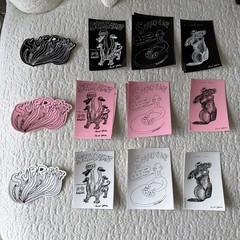 Supreme Daniel Johnston Sticker I Love You Pizza Script Set SS15 Pick You Color