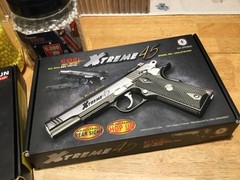 G&G Xtreme 45 Airsoft Pistol Set, 2 in box (read description) with premium fill
