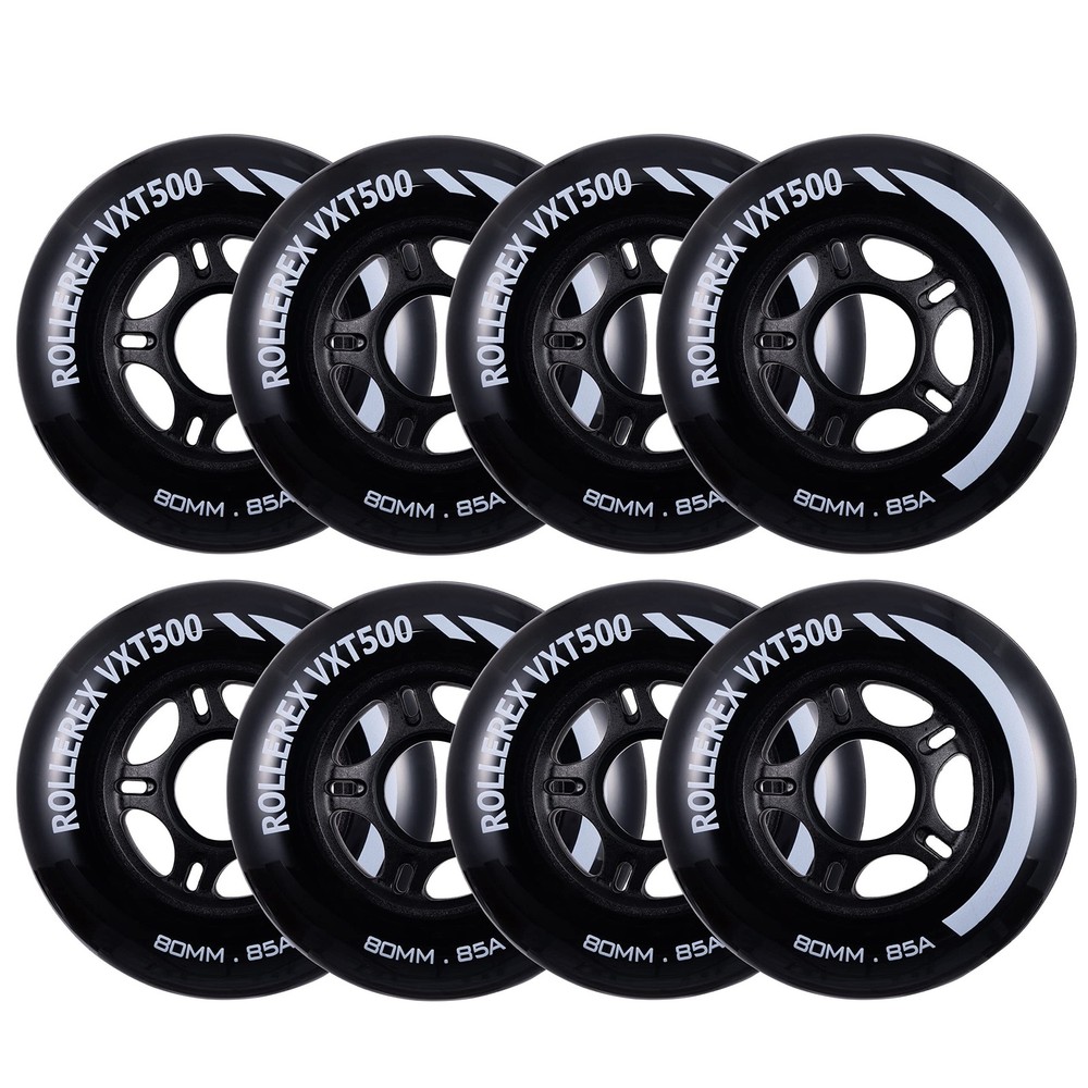 Rollerex VXT500 Inline Skate Wheels (8-Pack) (Various Size & Color Options Av…