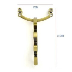Heavy Duty Metal Two Card Rubber Band Outdoor Hunting Slingshot 6 1/4 inches