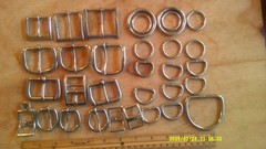 Huge Lot Horse Tack Hardware Iron Brass Nickel, Vintage & Modern