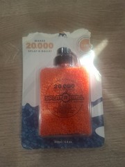 Splat-R-Ball 7.5mm Orange Ammo, 20,000 Rounds, Damaged Package