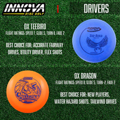 Set 10 Pack – Disc Golf Starter Set for Beginners with Disc Golf Drivers, Mid-Ra