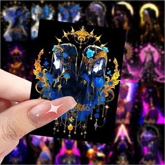 30Pcs Random Aesthetic Vintage Gothic Dark Romance Astrology Stickers Decals