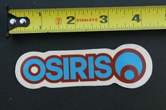 OSIRIS Osiris Skateboard Shoes Red Blue Clear 90’s Vintage Skateboarding STICKER